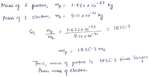 is a proton heavier than an electron|Progress on the proton.
